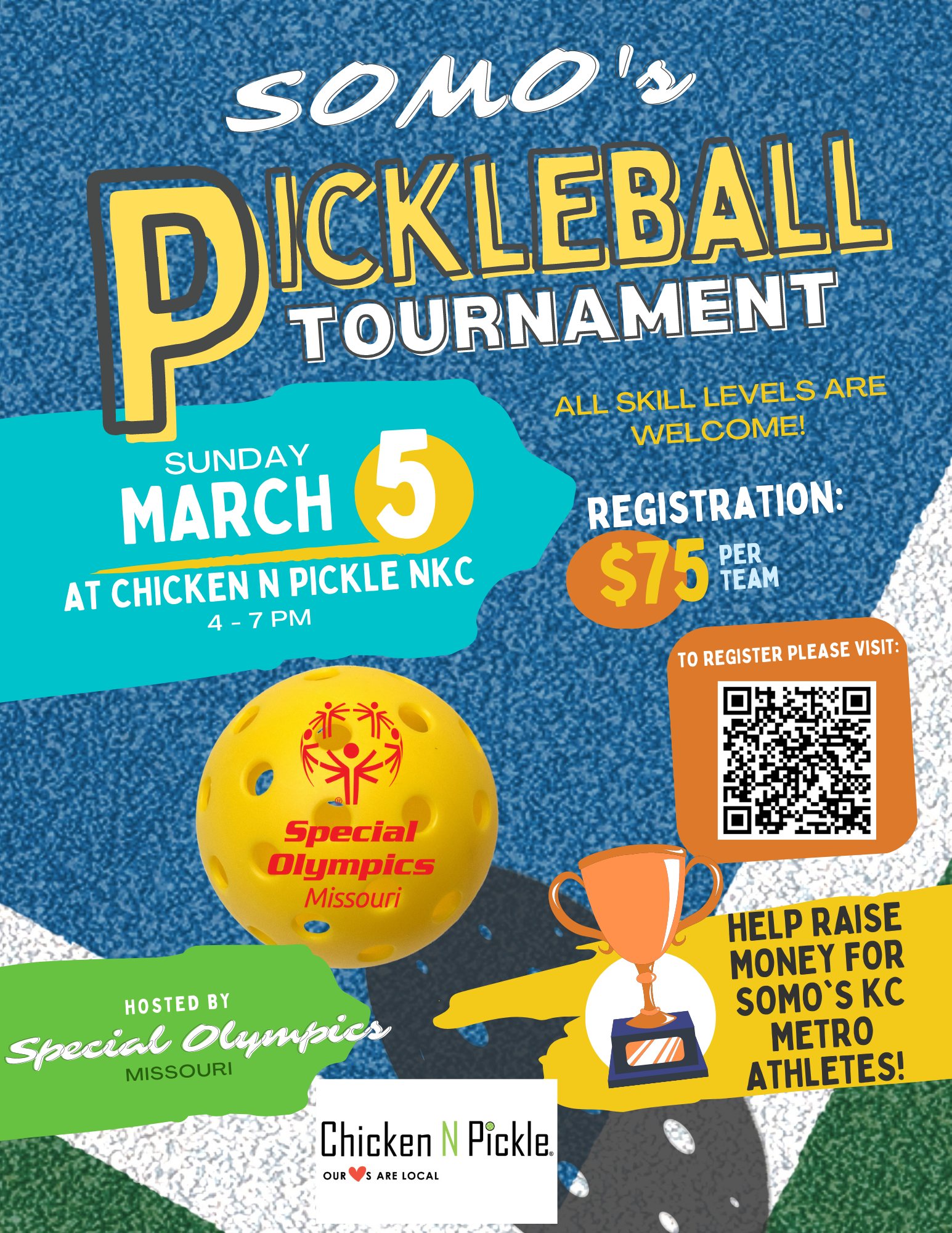 SOMO Pickleball Tournament Fundraiser KC Metro » RiverNorth District